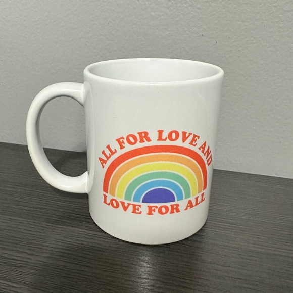 Pride - All for Love and Love for All Coffee Mug 11oz - Picture 1 of 3